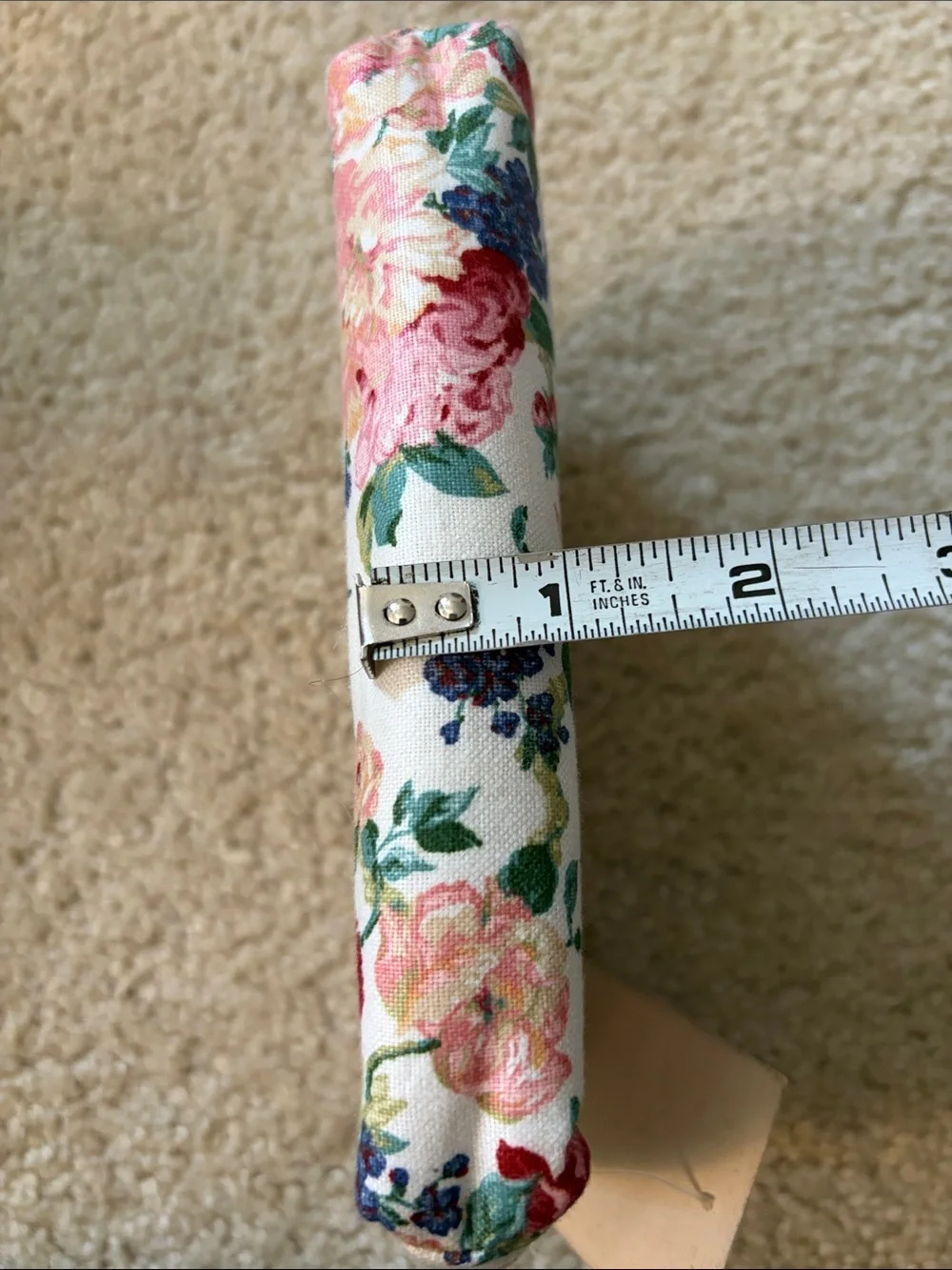 Living Things Floral Print Cosmetic Pouch - NWT